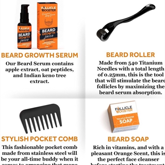 Beard growth maintenance kit-full defined beards - Picture 4 of 11